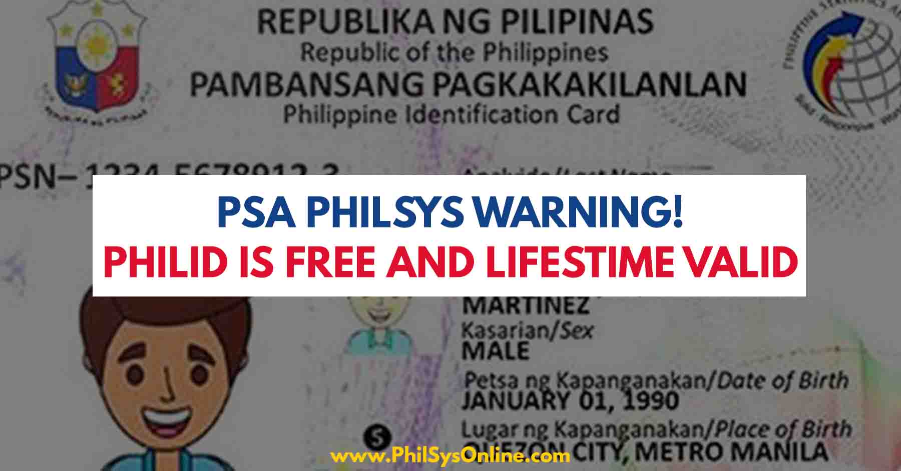 philid is free and valid lifetime